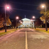 Photo taken at Parterre Garden of Smolny Institute by Sergei M. on 10/4/2021