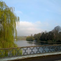 Photo taken at Cookham Bridge by Lukasz S. on 3/27/2014