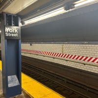 Photo taken at MTA Subway - York St (F) by Conor M. on 2/26/2024
