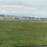 Photo taken at Boeing Field International Runway 31L by Conor M. on 5/1/2022