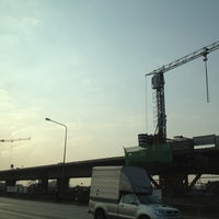 Photo taken at [Construction Site] BTS วุฒากาศ (Wutthakat) S11 by Teh K. on 1/17/2013