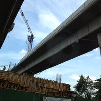 Photo taken at [Construction Site] BTS วุฒากาศ (Wutthakat) S11 by Teh K. on 12/15/2012
