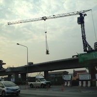 Photo taken at [Construction Site] BTS วุฒากาศ (Wutthakat) S11 by Teh K. on 1/29/2013