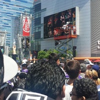 Photo taken at 2014 Los Angeles Kings&amp;#39; Stanley Cup parade by Tristan C. on 6/16/2014