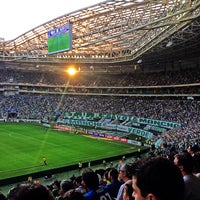 Photo taken at Allianz Parque by Cleber A. on 8/31/2015