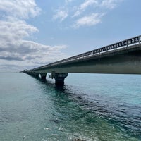 Photo taken at Ikema Ohashi Bridge by Pega O H. on 2/28/2024
