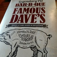 Photo taken at Famous Dave&amp;#39;s by Brent L. on 2/19/2017