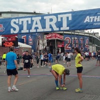 Photo taken at Race to Wrigley 5k by Robert on 4/12/2014
