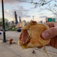 Photo taken at Jim&amp;#39;s Original Hot Dog by Erik R. on 5/22/2019