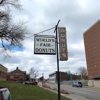 Photo taken at World&amp;#39;s Fair Donuts by Erik R. on 4/3/2019