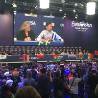 Photo taken at Eurovision Press Center by Michalis S. on 5/9/2017
