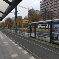 Photo taken at H Mollstraße / Otto-Braun-Straße by Louis C. on 11/13/2019