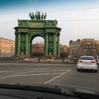 Photo taken at Narva Triumphal Arch by Александр К. on 4/12/2013