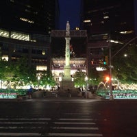 Photo taken at Columbus Circle by Mikhail S. on 4/29/2013