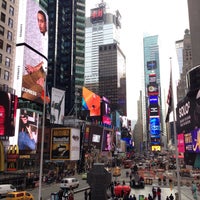 Photo taken at Times Square by yuki_air on 2/10/2015