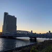 Photo taken at Shirahige Bridge by yuki_air on 12/31/2023