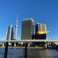 Photo taken at Azumabashi Bridge by yuki_air on 1/27/2024