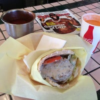 Photo taken at Hungry Pocket Falafel House by Sean M. on 1/31/2013