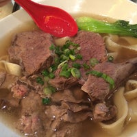 Photo taken at Chef Hung Taiwanese Beef Soup Noodle by CY L. on 1/15/2015
