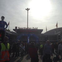 Photo taken at TCS Amsterdam Marathon Expo by Igor O. on 10/18/2014