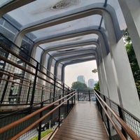 Photo taken at Halte TransJakarta Polda Metro by Fery A. on 9/5/2019