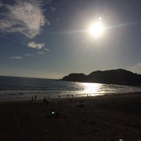 Photo taken at Yuigahama Beach by Kei Y. on 10/3/2015