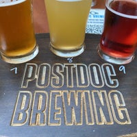 Photo taken at Postdoc Brewing Company by loran j. on 8/10/2022