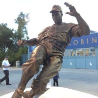 Photo taken at Jackie Robinson Statue by Michael O. on 7/21/2021