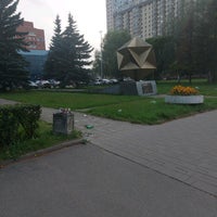 Photo taken at Памятник аэродрому «Гражданка» by Mila N. on 8/17/2021