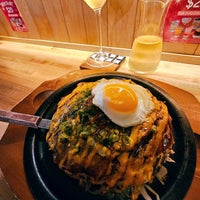 Photo taken at Chinchikurin Hiroshima Okonomiyaki by Jt T. on 2/21/2024