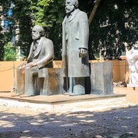 Photo taken at Marx-Engels-Denkmal by Jt T. on 7/15/2022