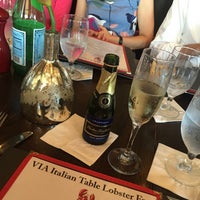 Photo taken at Via Italian Table by Stephanie K. on 6/19/2016