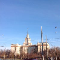 Photo taken at Остановка «Улица Лебедева» by Robert T. on 11/10/2014