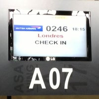 Photo taken at Check-in British Airways by Matheus N. on 1/4/2013