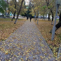 Photo taken at Сквер Николая Машарова by Алеся К. on 10/6/2016