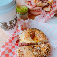 Photo taken at Bullfrog Bagels by Stacey on 4/14/2019