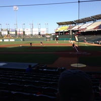 Das Foto wurde bei Chickasaw Bricktown Ballpark von Tori T. am 5/12/2013 aufgenommen