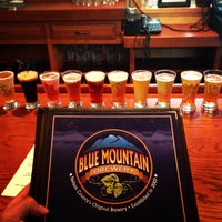 Photo taken at Blue Mountain Brewery &amp;amp; Hop Farm by Nelson on 4/30/2013