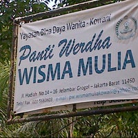 Photo taken at Panti Werdha Wisma Mulia by Meta Y. on 12/15/2012