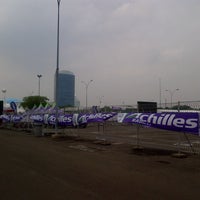 Photo taken at Drift Track JIEXPO by I Wayan Bagiartana on 11/18/2012