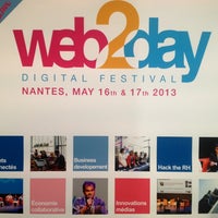 Photo taken at web2day 2013 by Romain L. on 5/16/2013