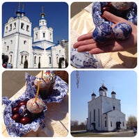 Photo taken at Свято-Успенский мужской монастырь by Кристина О. on 4/19/2014
