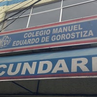 Photo taken at Colegio Manuel Eduardo de Gorostiza by Jhonmx on 1/15/2014