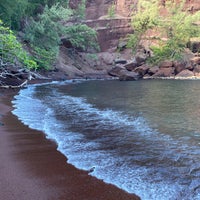 Photo taken at Red Sand Beach by Mary C. on 5/4/2021