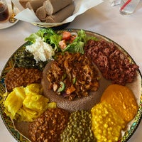 Foto diambil di Blue Nile Ethiopian Restaurant oleh Mary C. pada 5/15/2022