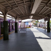 Photo taken at Randen Arashiyama Station (A13) by kazuki01 on 1/8/2024