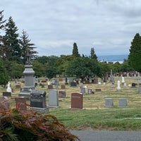 Photo taken at Lake View Cemetery by Wolfie on 7/23/2019