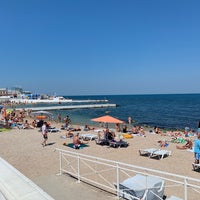 Photo taken at Пляж «Хорошо» / Horosho beach by Александр П. on 6/19/2019