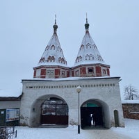 Photo taken at Ризоположенский женский монастырь by Anton K. on 1/7/2021