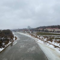 Photo taken at мост через Днепр by Anton K. on 3/2/2021